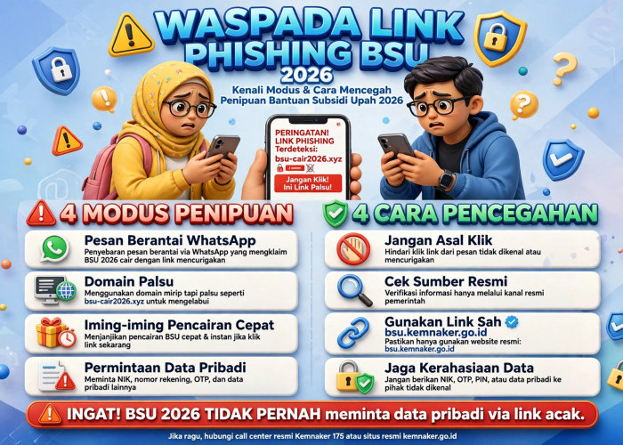 Beredar Luas Link Phishing BSU 2026, Kenali Modus Penipuannya Supaya Tidak Kecolongan