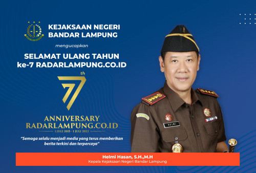 Kejaksaan Negeri Bandar Lampung Mengucapkan Selamat Hari Jadi ke-7 Radarlampung.co.id