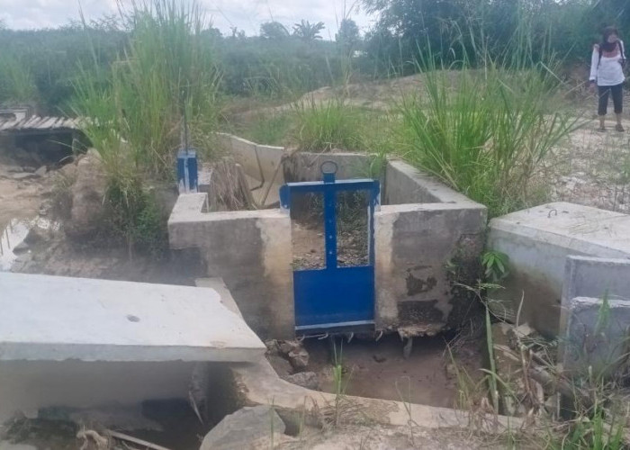 Proyek Rehabilitasi Irigasi BBWS Mesuji Sekampung di Tubaba Dipertanyakan
