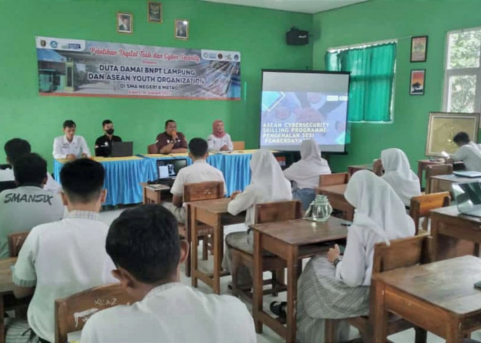 Duta Damai BNPT Regional Lampung Gelar Pelatihan Cybersecurity