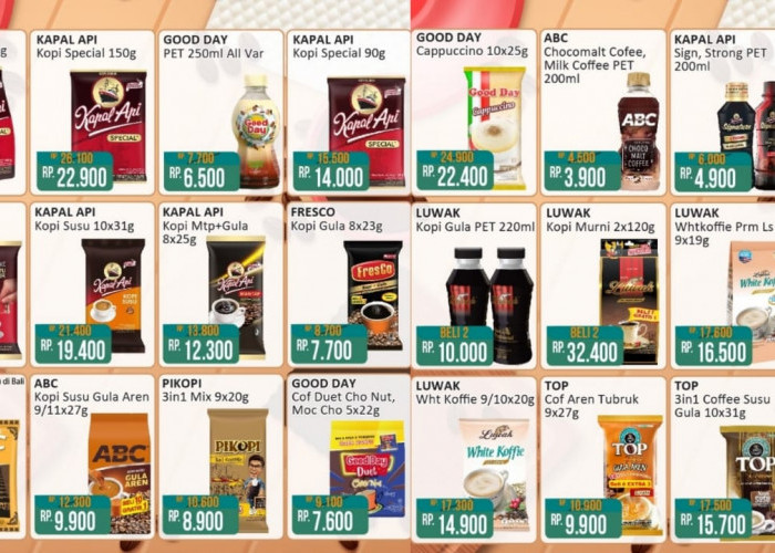 Promo Coffee Fair Alfamart, Solusi Anti Ngantuk Saat Bekerja, Cek Katalog Produknya