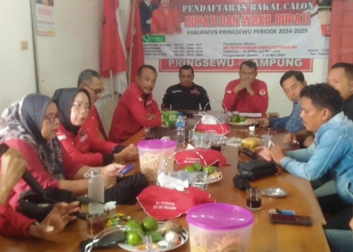 Catat ya! Hanya 14 Bacalon Kada dan Wakada yang Lolos di PDIP Pringsewu Lampung, Ini Sebabnya