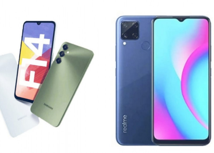 Perbandingan HP Low Budget Terbaru Agustus 2024, Samsung Galaxy F14 dan Realme C15, Mana yang Lebih Oke?