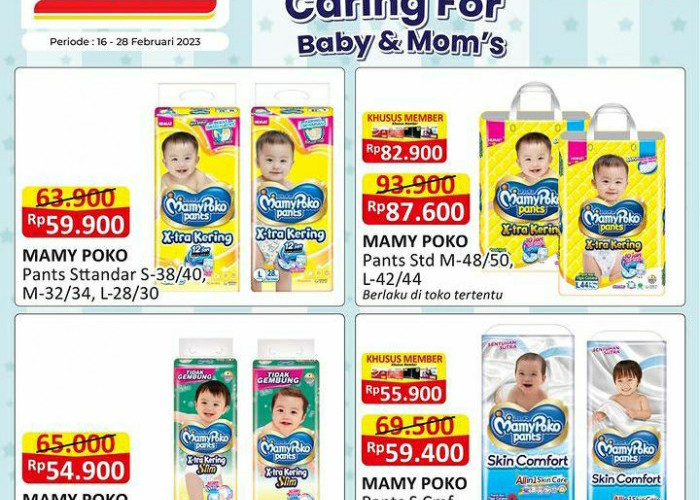 Cek Promo Popok Bayi di Alfamart, Periode 16 Sampai 28 Februari 2023