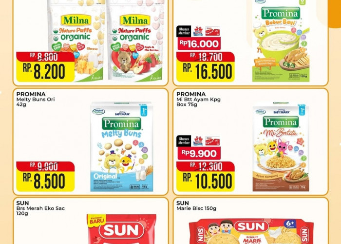 Besok Terakhir, Promo Baby Food Fair di Alfamart, Solusi Makanan Sehat Si Kecil