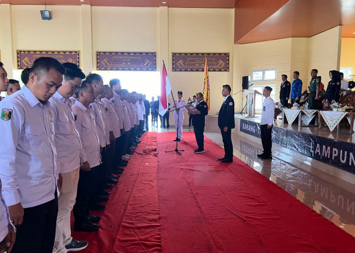 Bupati Lampung Timur Kukuhkan Karang Taruna Tingkat Kecamatan