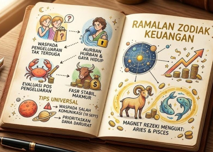 Ramalan Zodiak Keuangan 17–18 September 2026: Aries dan Pisces Banjir Rezeki, Aquarius Wajib Rem Belanja