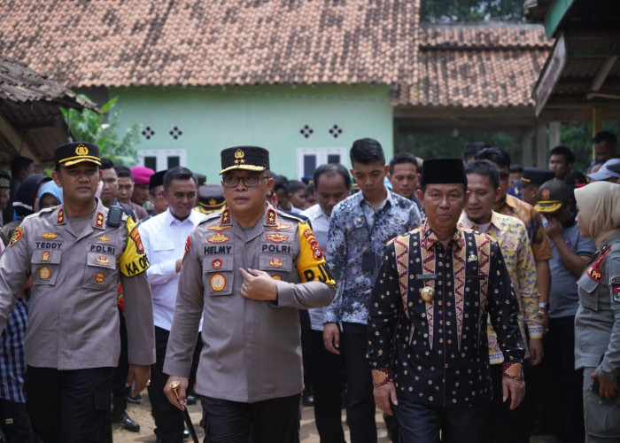 Kapolda Lampung Kunjungi Kampung Tangguh Bebas Dari Narkoba di Lampung Utara