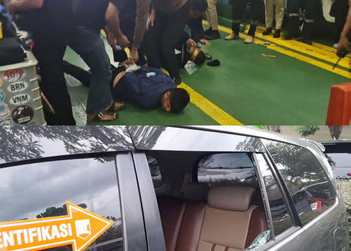 Dua Warga Sumsel Diringkus di Kapal, Usai Pecahkan Kaca Mobil Curi Rp60 Juta