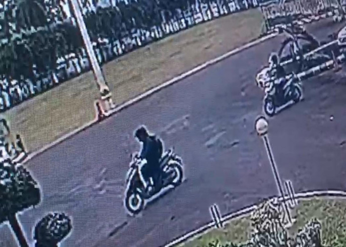Waspada! Maling Motor Berkeliaran di Area Kantor Pemprov Lampung, Satu Unit Honda Beat Raib
