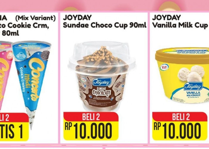 Promo Alfamart Spesial Produk Ice Cream, Beli 2 Dapat Harga Spesial