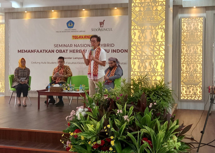 Sidomuncul Gelar Seminar Pemanfaatan Obat Herbal Menuju Indonesia Sehat di Unila
