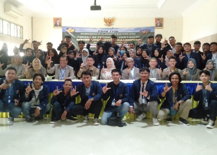 Universitas Satu Nusa Lampung Lepas Puluhan Mahasiswa Agroteknologi Fakultas Teknologi Pertanian Field Trip