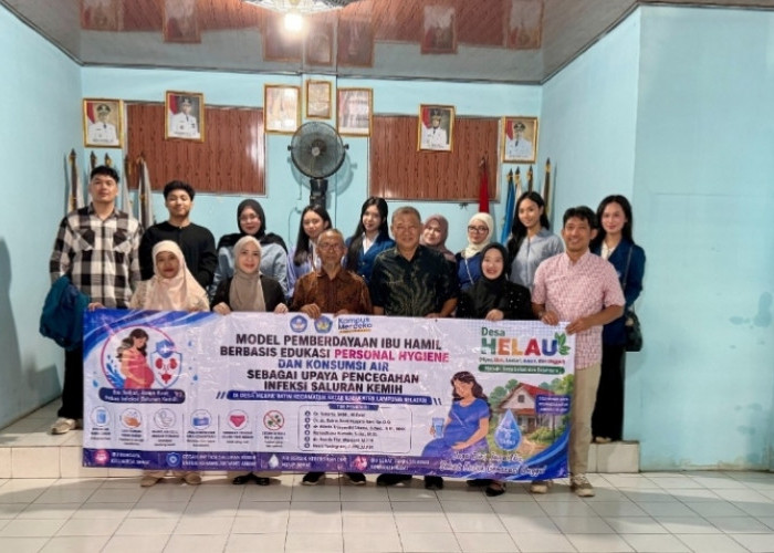 FK Unila Berdayakan Ibu Hamil untuk Cegah Infeksi Saluran Kemih di Desa Merak Batin