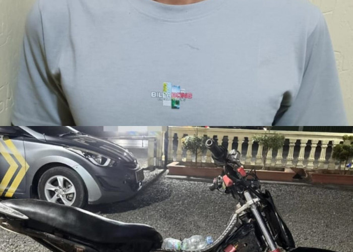 Tekab Gabungan Polsek Baradatu  Ringkus Pelaku Curanmor Hanya Hitungan Jam, Motor Korban Berhasil Diselamatkan
