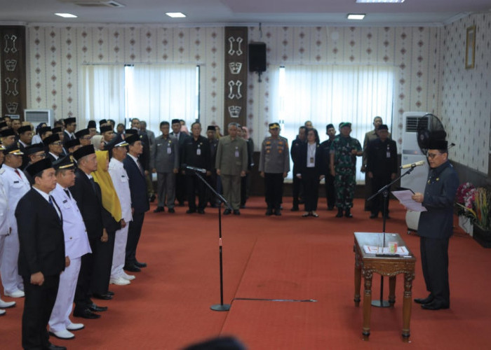 Bupati Tulang Bawang Lantik 130 Pejabat, Berikut Beberapa Namanya