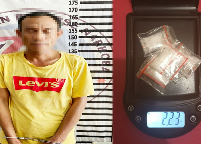 Geledah Badan Warga Menggala, Polisi Temukan 2,23 Gram Sabu di Kotak Rokok