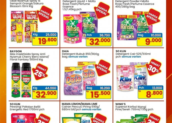 Ini Daftar Lengkap Promo Spesial HUT Indomaret ke-38, Ada Deterjen Hemat 30 Persen