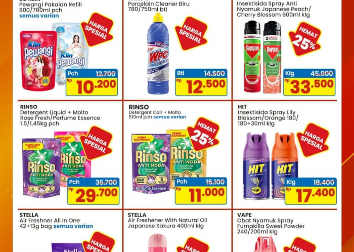 Detergen hingga Obat Nyamuk Turun Harga, Ini Katalog Promo Harga Spesial Indomaret Terbaru Pekan Ini