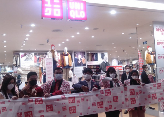 Resmi Dibuka, Uniqlo Mall Boemi Kedaton Lampung Diserbu Pengunjung