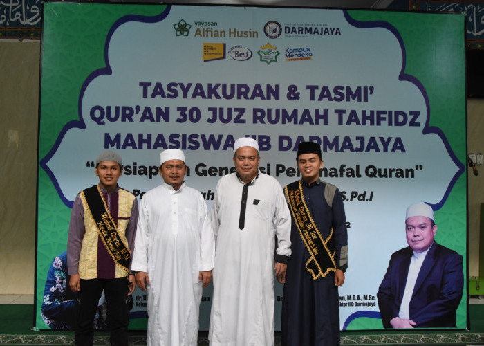 Rumah Tahfidz IIB Darmajaya Gelar Tasmi’ 30 Juz Kubro Muhammad Saifuddin Mahfudz