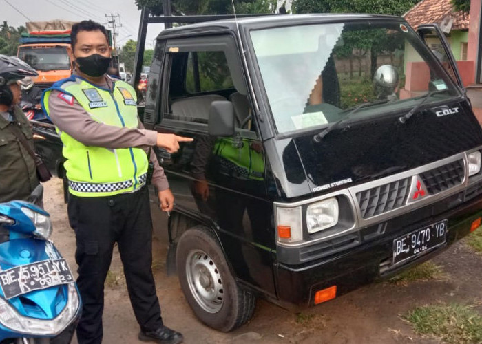 Sempat Kabur, Pencuri Mobil Tertangkap di Jalinbar Pesawaran 