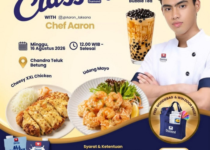 Asah Skill Memasak, Diamond Ajak Warga Lampung Ikut Cooking Class Spesial di Chandra Teluk Betung