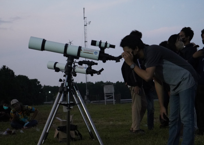 Kerahkan 4 Teleskop untuk Amati 1 Syawal, Hilal Tetap Belum Terlihat Dalam Pengamatan OAIL Itera