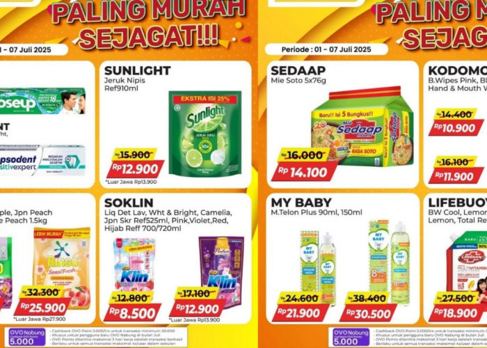 Hari Terakhir Promo Paling Murah Sejagat di Alfamart, Borong Kebutuhan Rumah Dijamin Hemat!