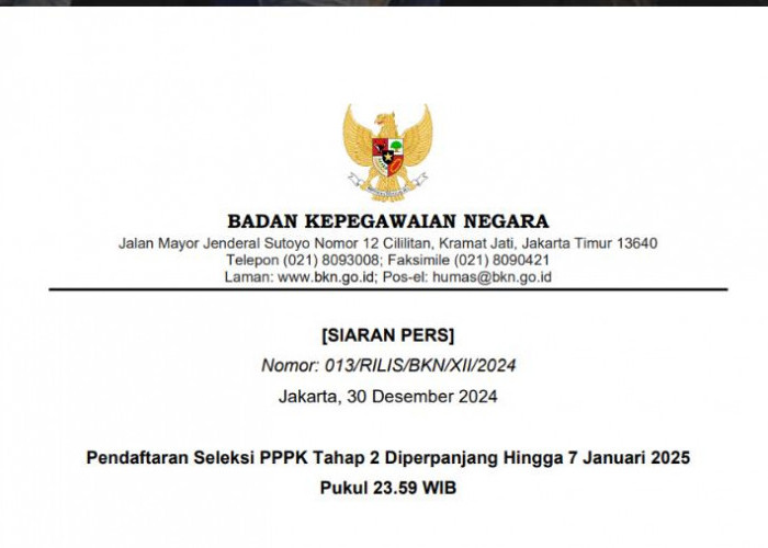 Seleksi Pendaftaran PPPK 2024 Periode 2 Kembali Diperpanjang, Cek Jadwal Terbarunya