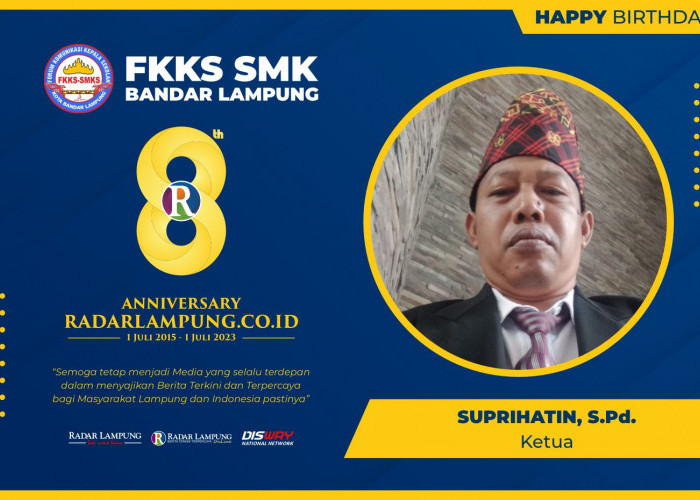 FKKS SMK Kota Bandar Lampung: Selamat Ulang Tahun Radar Lampung Online ke-8