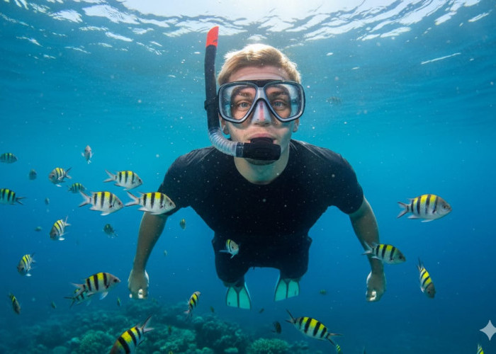 Nikmati Kecantikan Bawah Laut! Pakai Prompt Gemini AI Ini, Ciptakan Foto ala Snorkeling