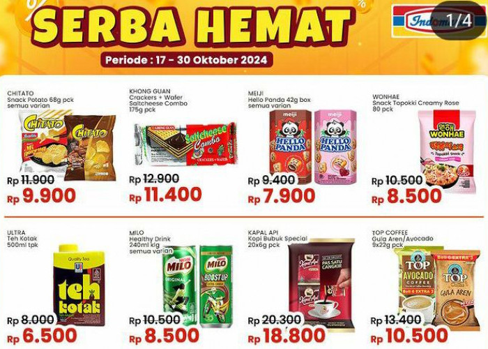 Promo Indomaret Lampung Serba Hemat, Dapatkan Kopi Gula Aren Mulai Rp 10 Ribu, Ini Daftar Diskonnya