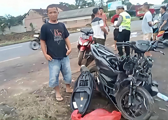 Hantam Truk Putar Balik di Jalan Lintas Timur, Pengendara Vario Kritis Alami Luka Parah di Kepala dan Kaki