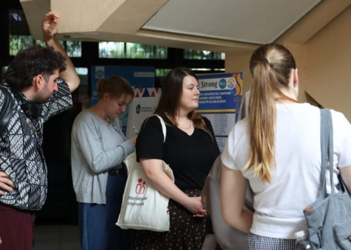 Perpustakaan Unila Sambut Mahasiswa Magang dari CSU Australia