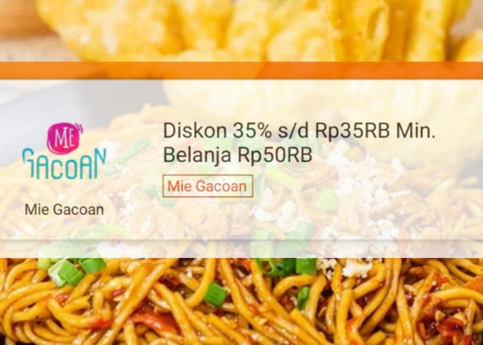 Promo ShopeeFood Hari Ini, Beli Mie Gacoan di Lampung Dapat Diskon Hingga Rp35 Ribu, Cek Syarat dan Ketentuan