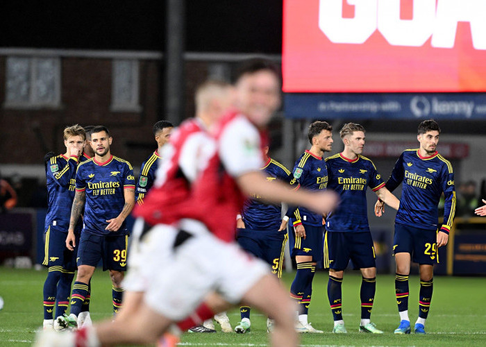 Bikin Malu! Arsenal Tersingkir di Piala Liga Inggris Usai Dihantam Klub Divisi Empat Fleetwood Town FC