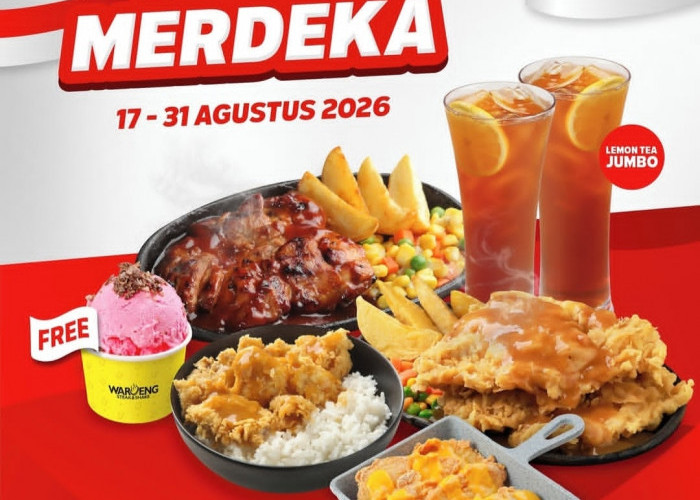 Waroeng Steak and Shake Rilis Promo 'Paket Merdeka' Semarakkan HUT RI Ke-81, Cek Isian Menunya