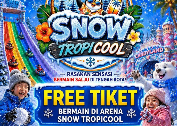 Sambut Libur Sekolah, Chandra Mall Hadirkan Snow Tropicool, Belanja Rp700 Ribu Gratis Tiket Bermain Salju