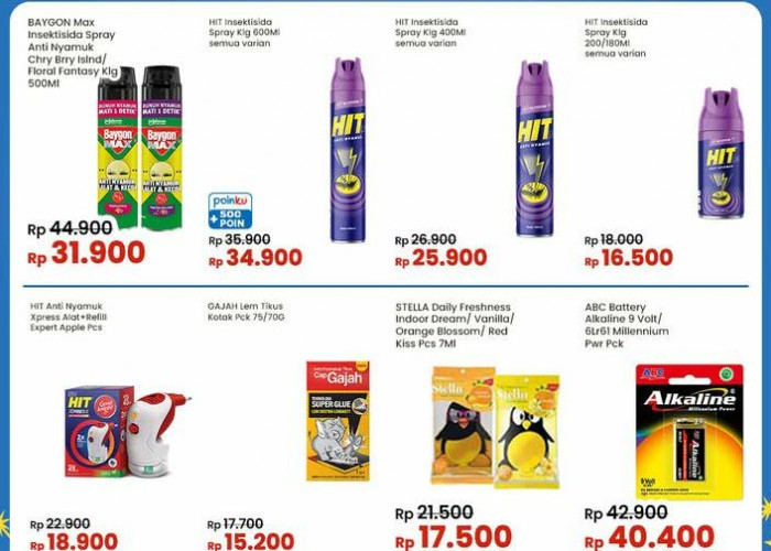 Promo Indomaret Spesial Obat Nyamuk, Ada Diskon Insektisida Spray Rp 31 Ribu