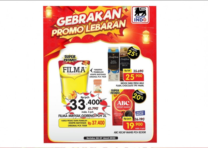 Update Gebrakan Promo Lebaran Superindo 24 - 27 Maret 2025, Salah Satunya Minyak Goreng