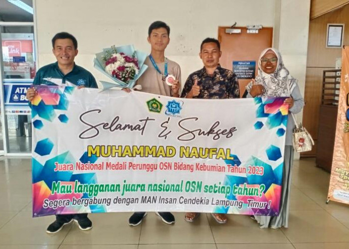 Lagi, MAN IC Lampung Timur Juara Nasional Olimpiade Kebumian Nasional 2023