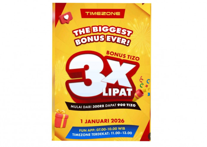 Heboh Tizo Timezone di Chandra Mall Lampung, Flash Sale Bonus Tizo 3x Lipat