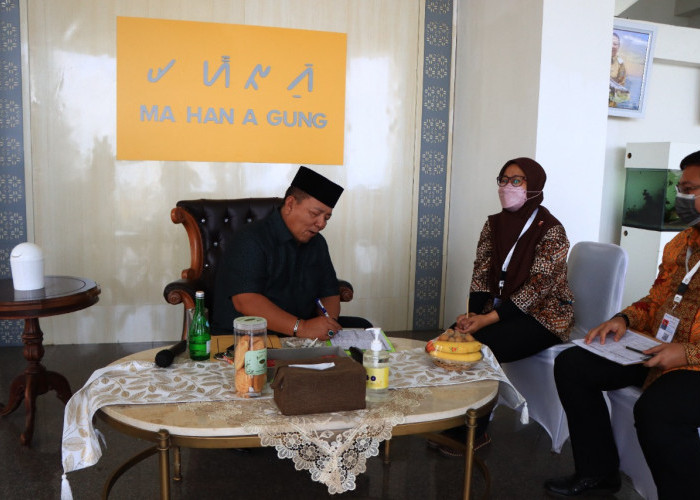 Gubernur Lampung Orang Pertama Didata Regsosek 2022