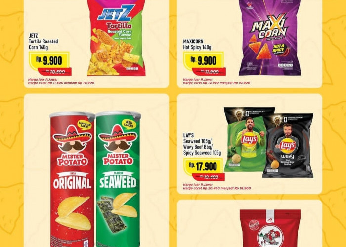 Promo Cemilan Hemat Alfamart Berakhir 31 Agustus 2026, Cek Daftar Harga Ciki hingga Kacang Garing di Sini 