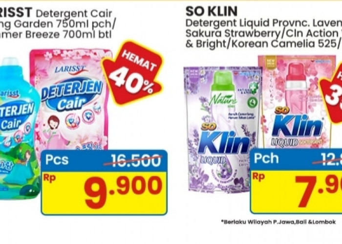 Manfaatkan Promo JSM Indomaret, Ada Deterjen Hemat hingga 40 Persen