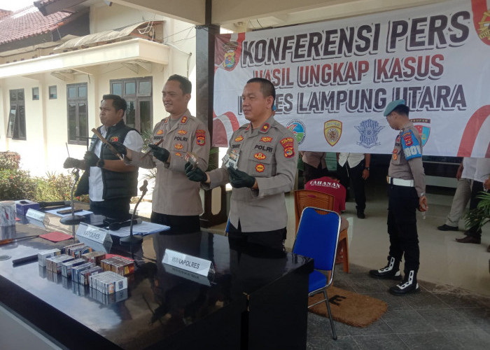 19 Tersangka Diamankan Polres Lampung Utara
