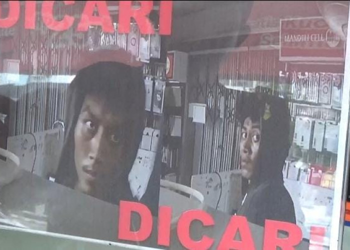 Dua Kali Dibobol, Aksi Pelaku Pencuri di Konter Terekam CCTV