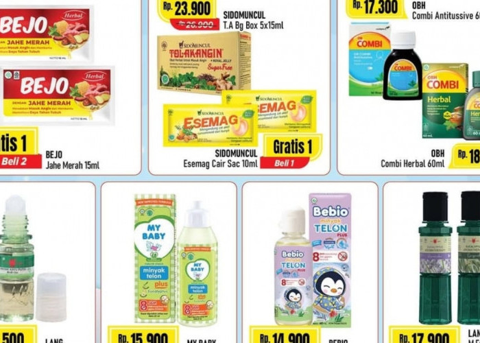 Promo Kesehatan Tubuh Alfamart, Dapatkan Produk Favorit Supaya Tetap Fit Dikala Cuaca Tak Menentu