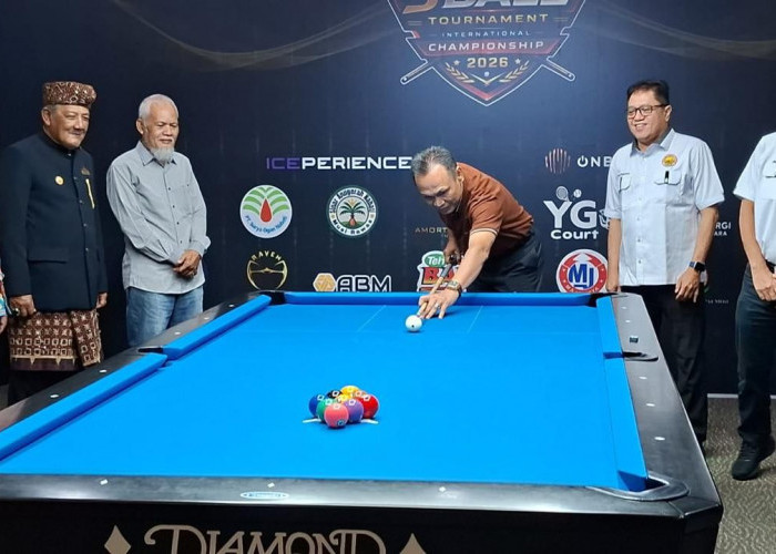 Geliat Biliar Lampung Menuju Pentas Dunia Leng’s 9 Ball International Championship 2026 Resmi Dibuka